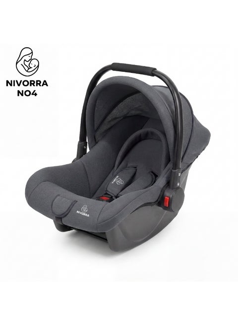 Nivorra Infant Car Seat & Portable Carrier with Side Impact Protection, Group 0+ Safety – Supports up to 13kg