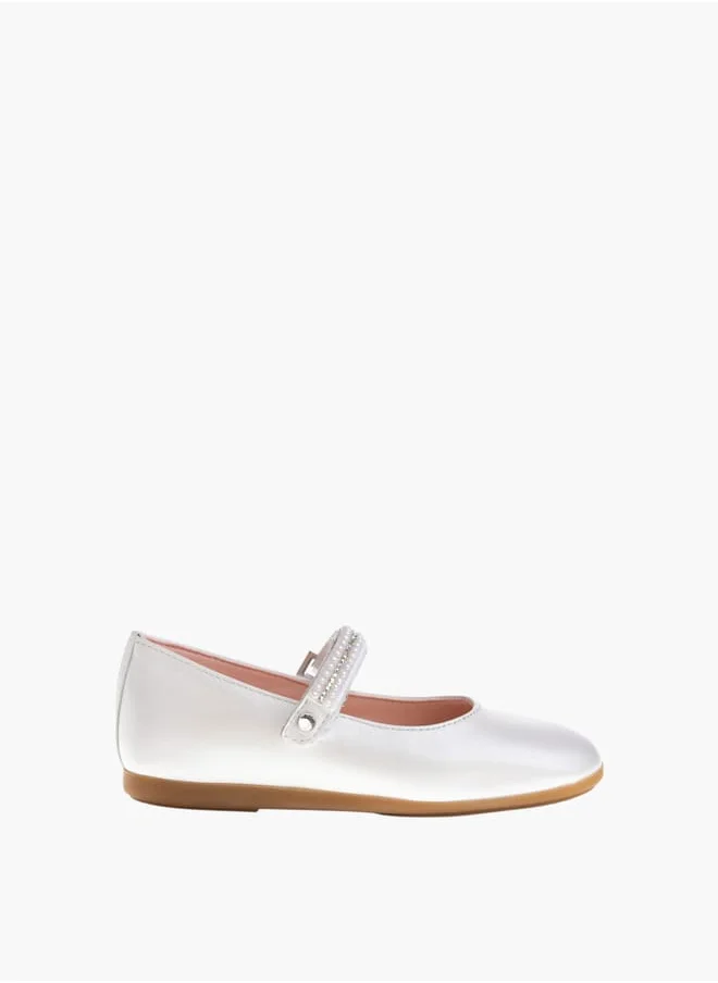 بابلوسكي Girls Ballerina Shoes With Hook And Loop Closure