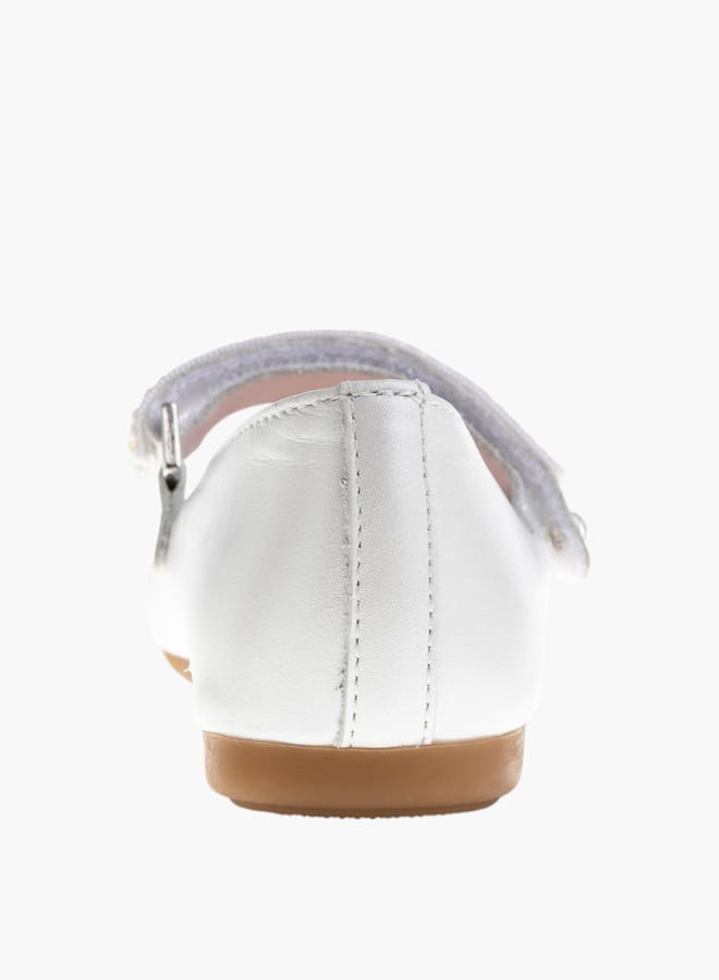 Pablosky Girls Ballerina Shoes With Hook And Loop Closure  - Image 3