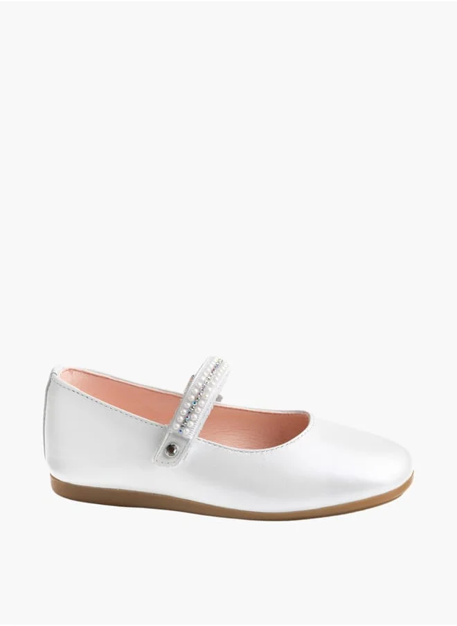 بابلوسكي Girls Ballerina Shoes With Hook And Loop Closure