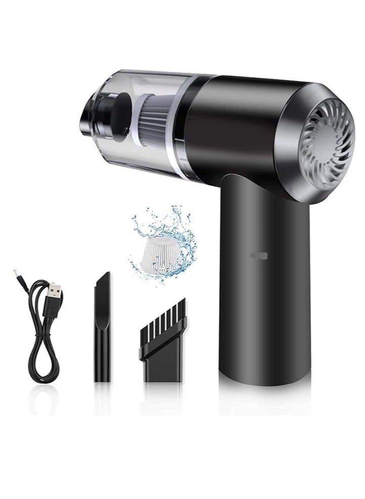 Mini Cordless Handheld Vacuum Cleaner for Car and Home, with Keyboard and LED Light, Ultra Lightweight - Image 1