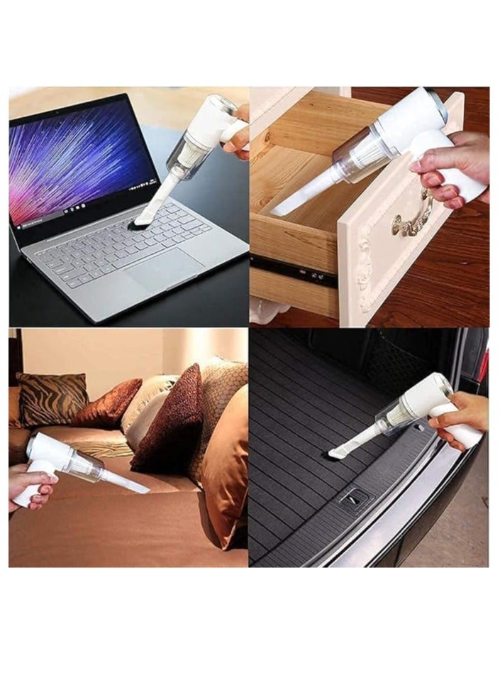 Mini Cordless Handheld Vacuum Cleaner for Car and Home, with Keyboard and LED Light, Ultra Lightweight - Image 4