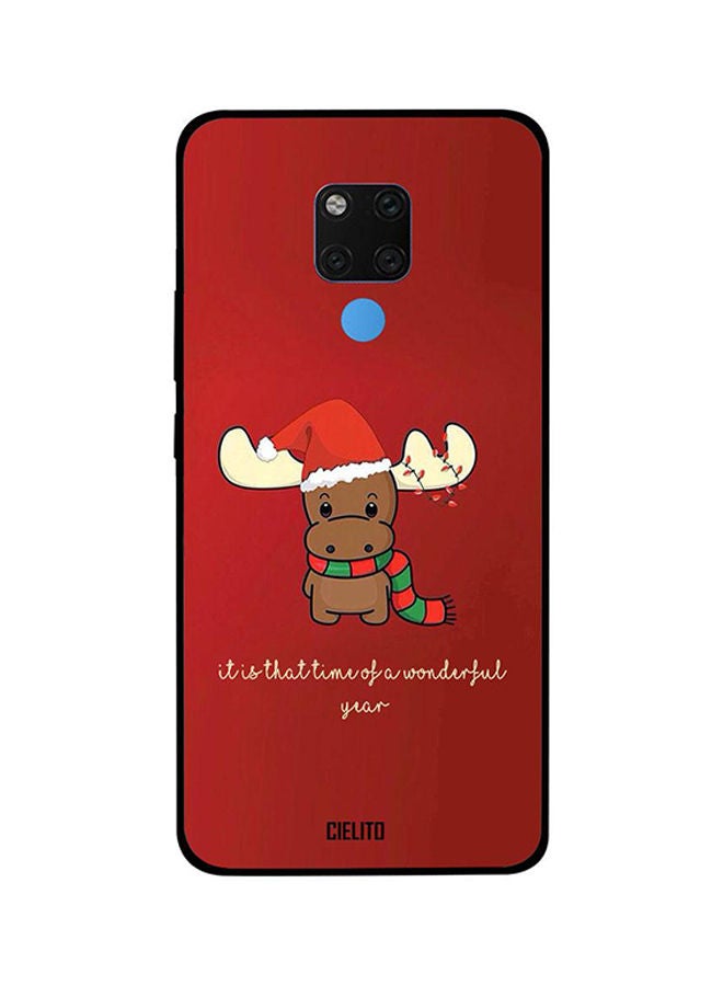 NIBEMINENT Protective Case Cover For Huawei Mate 20X Santa Deer