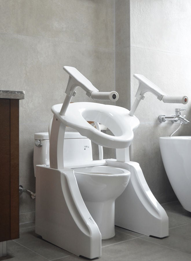 Gilani Mobility Toilet Lift Seat Premium Model: Remote Control One Button Multi-Stage Adjustment-Shengledi - Image 5
