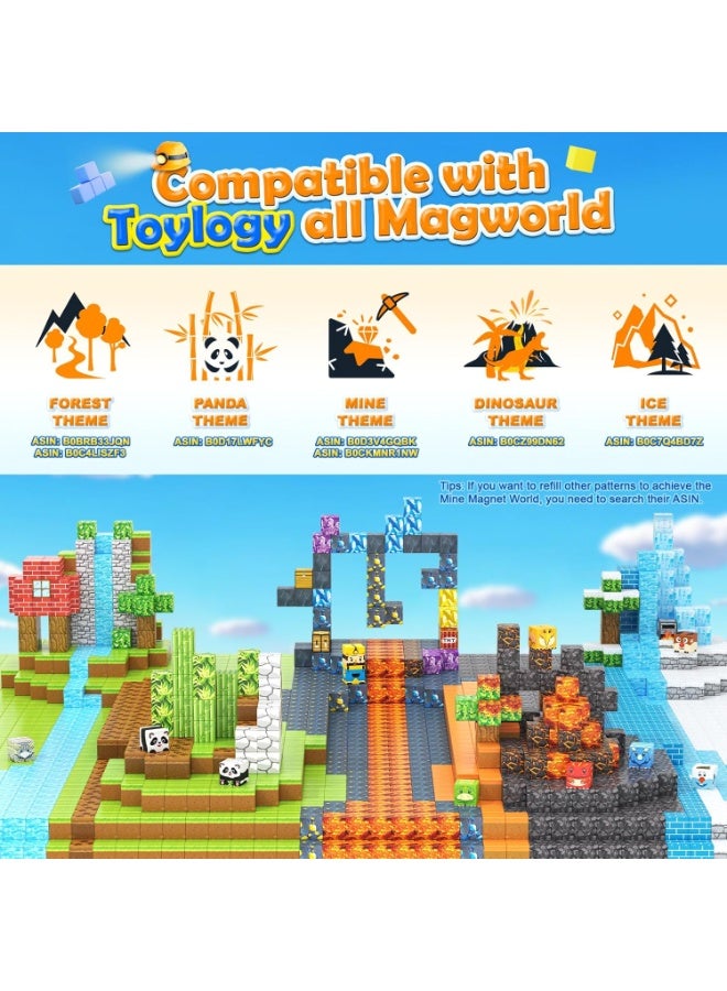 150PCS Magnetic Building Blocks, Magnetic Tile Building Blocks Set, Creative Educational Toys, Sensory and Outdoor Toys for Kids Ages 3+ - Image 3