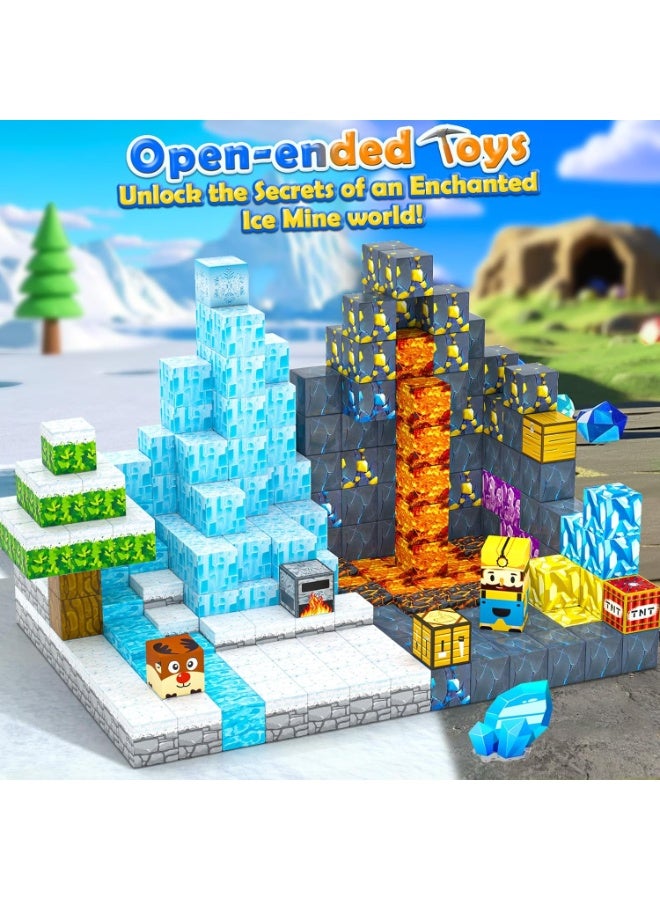 150PCS Magnetic Building Blocks, Magnetic Tile Building Blocks Set, Creative Educational Toys, Sensory and Outdoor Toys for Kids Ages 3+ - Image 4