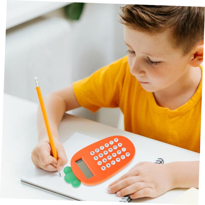 Cartoon Solar Calculator Portable Lightweight Design Vibrant Display for Students Professionals - Image 5