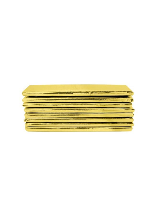 Foilman Foil Wrapper (Black) - Pack of 100 Candy Bar Wrappers with Thick Paper Backing - Folds and Wraps Well - Best for Wrapping 1.55Oz Hershey/Candies/Chocolate Bars/Gifts - Size 6" X 7.5" - Image 2