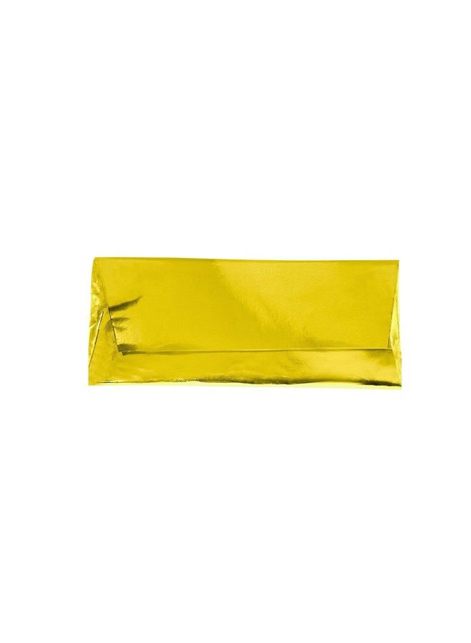 Foilman Foil Wrapper (Black) - Pack of 100 Candy Bar Wrappers with Thick Paper Backing - Folds and Wraps Well - Best for Wrapping 1.55Oz Hershey/Candies/Chocolate Bars/Gifts - Size 6" X 7.5" - Image 3