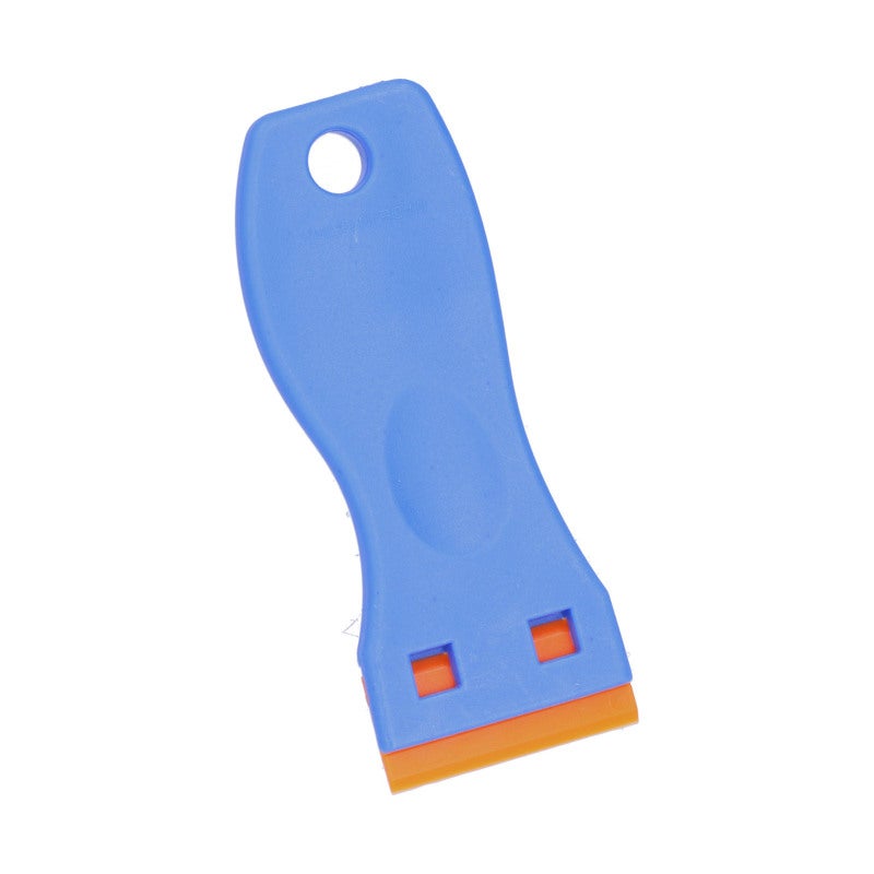 Cleaning Tool: Ergonomic Curved Handle - Safe Fixed Plastic Blade Versatile Scraper for Removing Stubborn Stains Decals from Windows Cars Tiles - Image 4