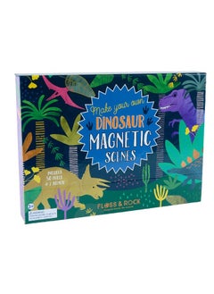 Floss & Rock Dino Magnetic Play Scenes | Reusable Dinosaur-Themed Magnetic Activity Book for Kids 3+ | Fold-Out Play Board & Magnetic Pieces for Imaginative Play  - Image 4