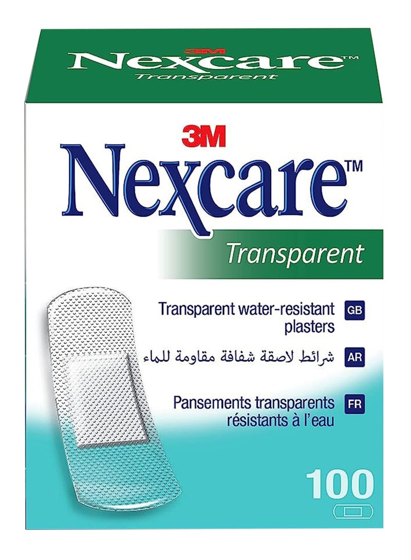 Nexcare Tb-100 Transparent Bandages 100’S - Image 1