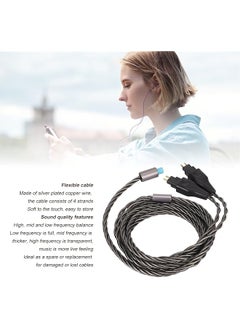 Sorandy Replacement Audio Cable For Sennheiser Hd650 Hd600 Hd580 Hd6Xx Hd565 Hd535 Hd525 Headphones 2.5Mm 3.5Mm 4.4Mm Plug Extension Aux Cord 1.2Meters 3.9Feet Cold Gray  - Image 5