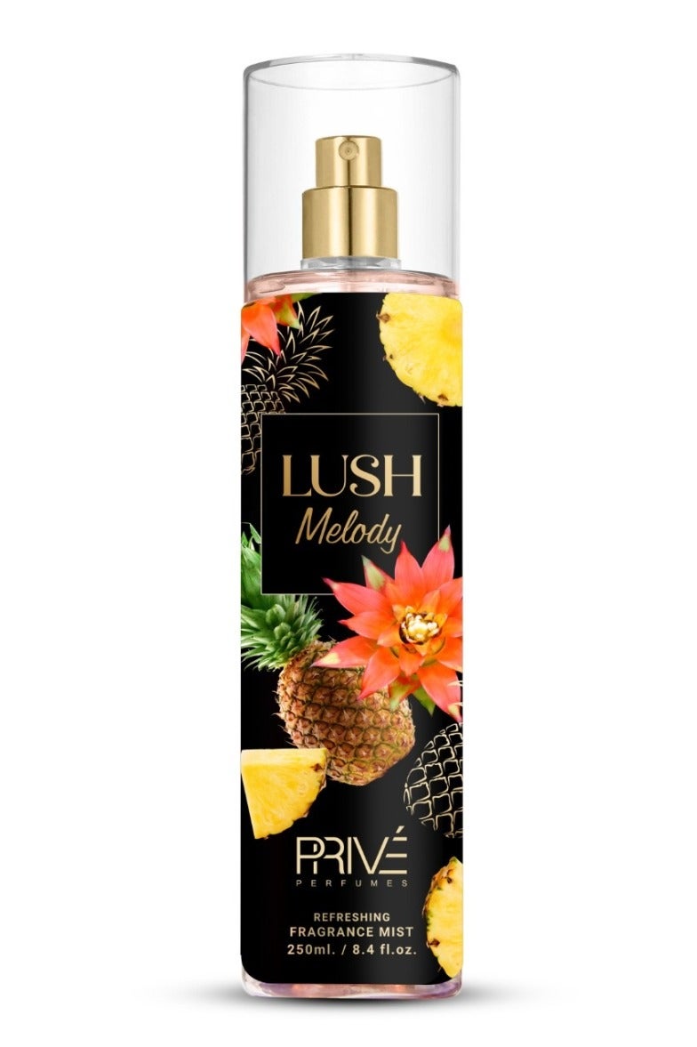 PRIVE Lush Melody Refreshing Fragrance Mist For Women - 250 ML