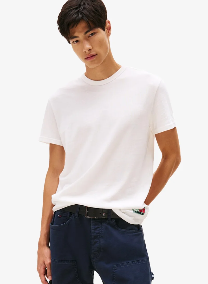 Text Print Regular Fit T-Shirt