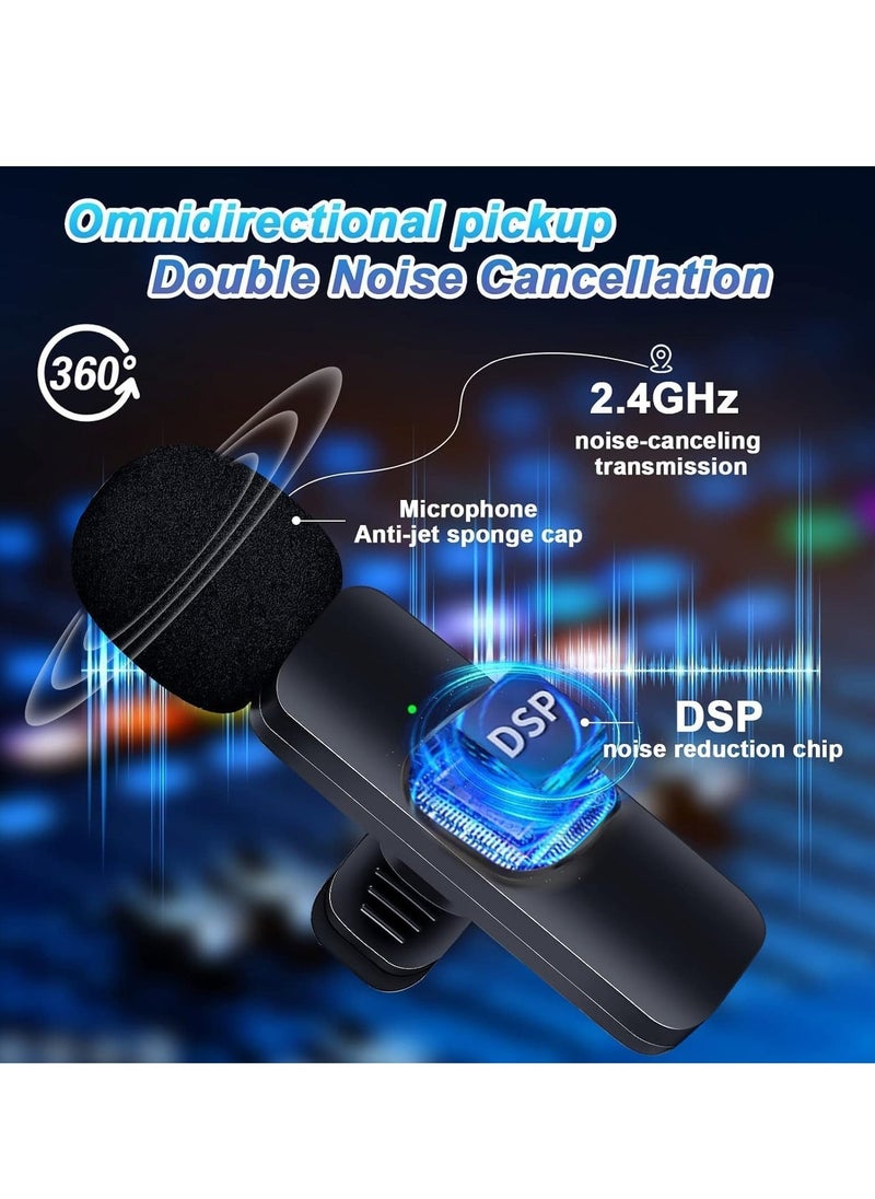ELTRAZONE ميكروفون جديد للايفون – ميكروفون لابيل لاسلكي متعدد الاتجاهات مع تقنية إلغاء الضوضاء المزدوجة ووضع الصدى – جودة احترافية لتسجيل الفيديو، البودكاست، وإنشاء محتوى يوتيوب – صوت عالي الأداء لصوت واضح - Image 3