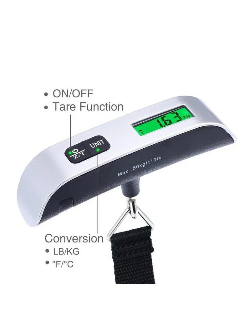 Yameem - Yameem Portable Luggage Scale with Strap, Digital Hanging Luggage Scale,Travel scale,Handheld scale,Baggage scale - Image 1