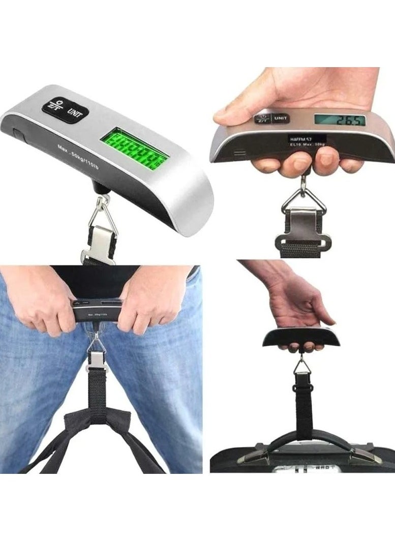 Yameem - Yameem Portable Luggage Scale with Strap, Digital Hanging Luggage Scale,Travel scale,Handheld scale,Baggage scale - Image 1