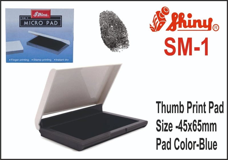 Shiny SM-1 Finger and Thumb Print Ink Pad - Image 3