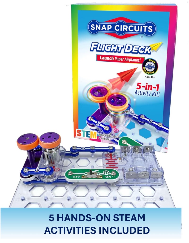 Snap Circuits Flight Deck Science/STEM Toy kit | Ages 8+ | Construction Gift for Boys and Girls - Image 2