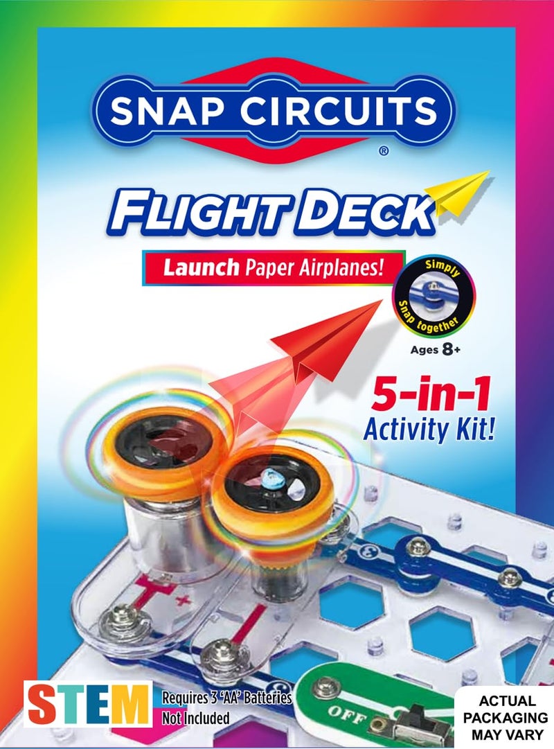 Snap Circuits Flight Deck Science/STEM Toy kit | Ages 8+ | Construction Gift for Boys and Girls - Image 1