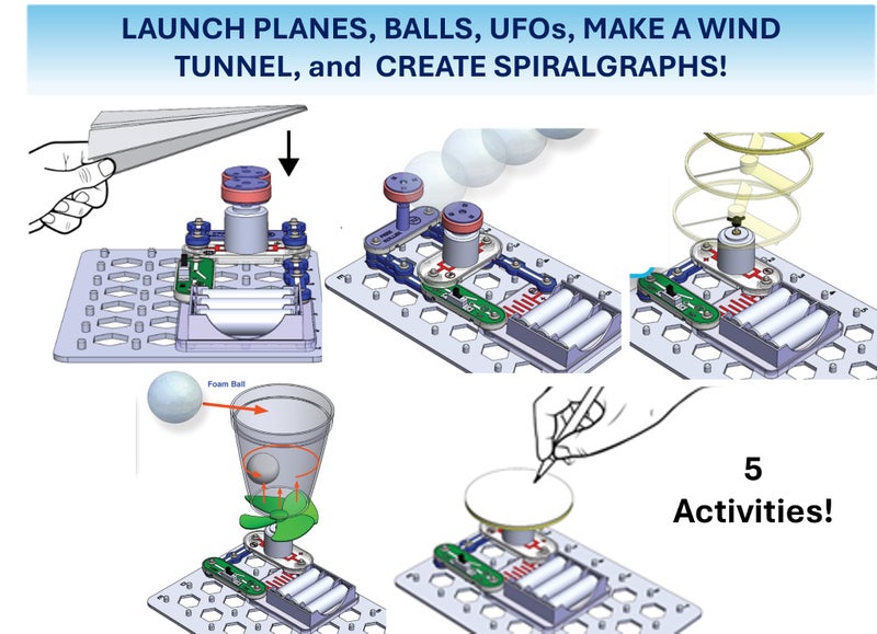Snap Circuits Flight Deck Science/STEM Toy kit | Ages 8+ | Construction Gift for Boys and Girls - Image 5