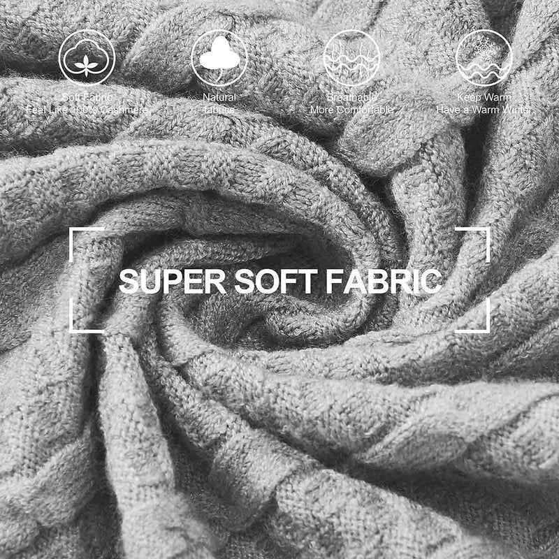 Puli Women's Versatile Knitted Shawls Scarf Poncho Sweater with Buttons Lightweight Spring Summer Fall Wraps - Image 4