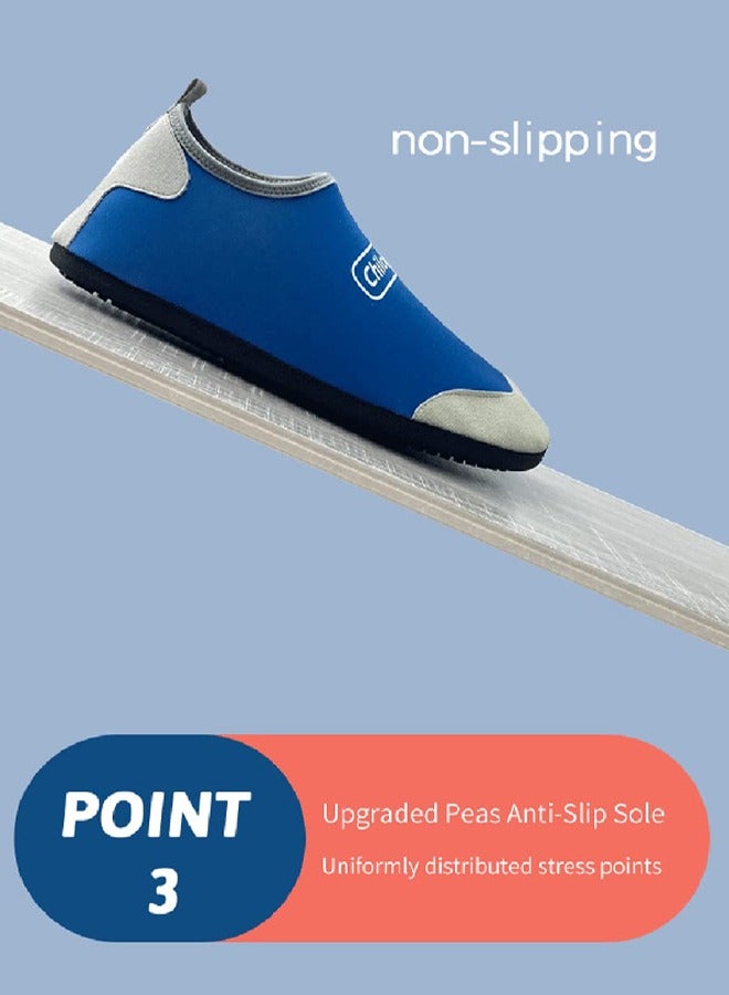 VUCATIN Water Shoes for Men Women Quick-Dry Aqua Socks Slip-on Beach Shoes Swimming Shoes Barefoot Yoga Socks for Sport Beach Swim Surf Yoga Exercise (E)  - Image 5