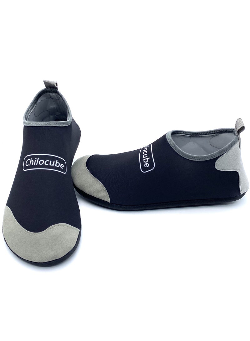 Water Shoes for Men Women Quick-Dry Aqua Socks Slip-on Beach Shoes Swimming Shoes Barefoot Yoga Socks for Sport Beach Swim Surf Yoga Exercise (E)