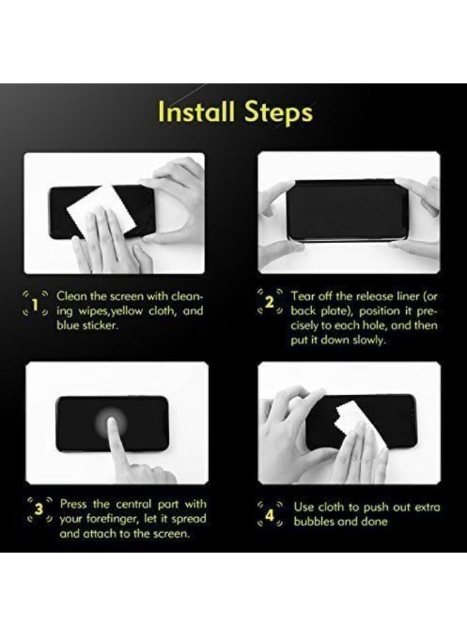 White frame screen protector compatible with iPhone 6 - 7 - 8 - Image 3