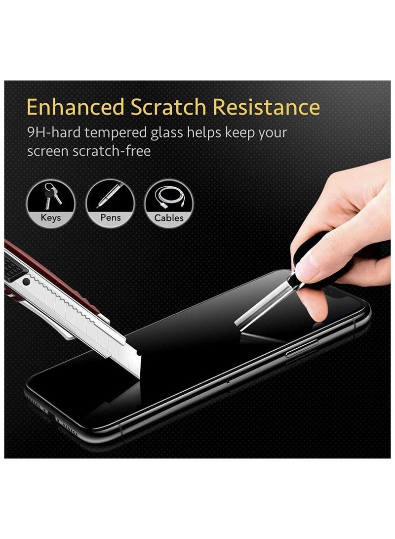 White frame screen protector compatible with iPhone 6 - 7 - 8 - Image 2