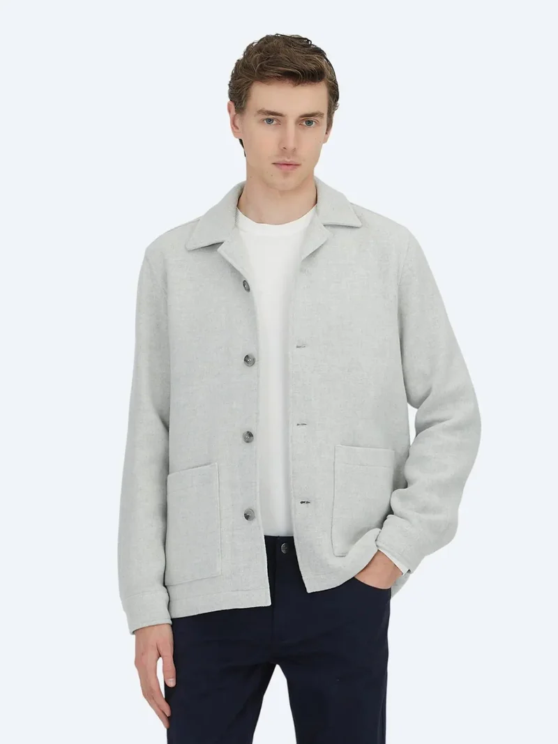 كيب قميص رمادي