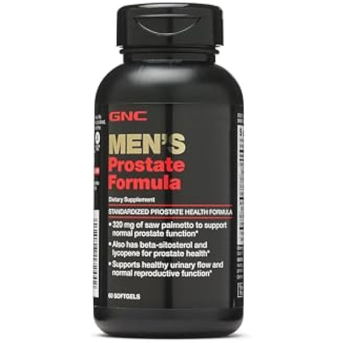 GNC Men's Prostate Formula, 60 Softgels, Supports Normal Reproductive Function - Image 1