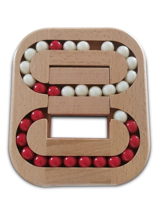 Flat ball children adult puzzle wooden toys unlock maze game  - Image 5