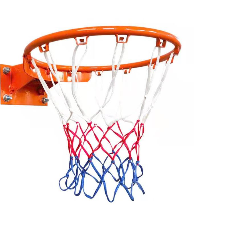 UyuECCL Heavy Duty Adult Standard Size 18 Basketball Hoop Goal Wall Mounted Basketball Rim Diameter 45centimeter18inch Basic Edition - Image 1