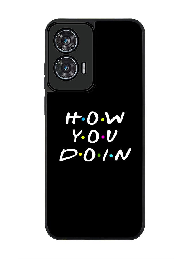 Stylizedd For Motorola Edge 50 Fusion 5G Case,Slim fit Camera Protection, Shockproof Thin Phone cover  - How you doin - Image 1