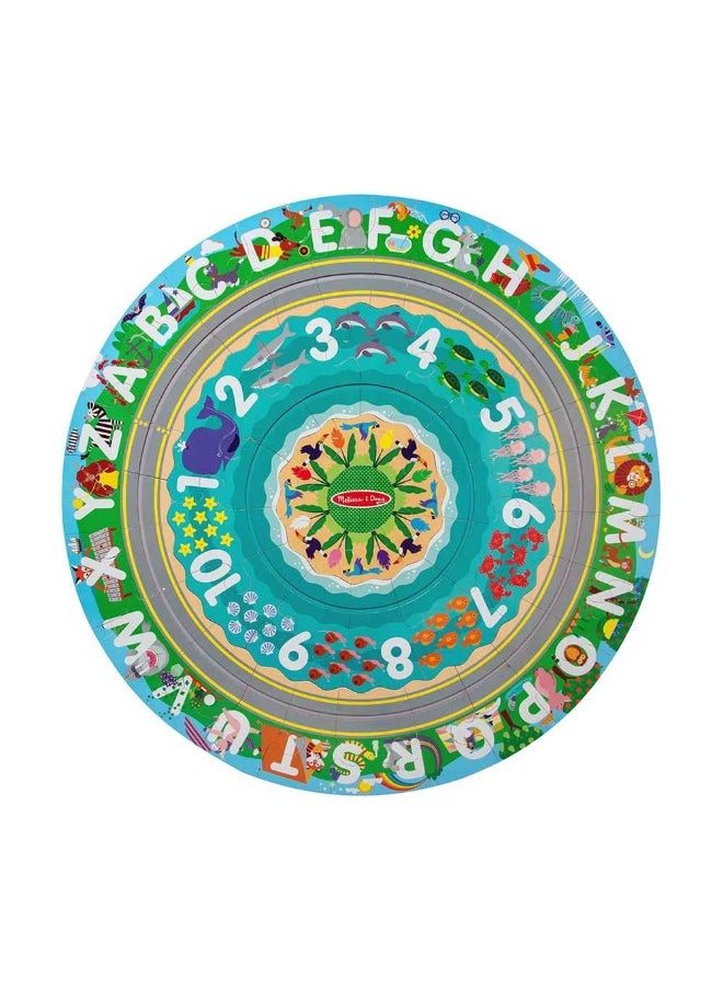 Melissa & Doug Melissa & Doug Round the Shore Tracks Floor Puzzle (48 Pieces)  - Image 1