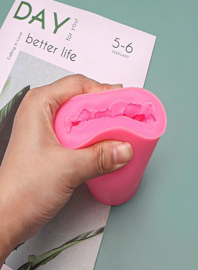 AUOCATTAIL 3D Christmas Tree Candle Christmas Party Silicone Mold Silicone Molds for Candle Making Xmas Pine Tree Silicone Soap Molds DIY Cake Decoration - Image 5