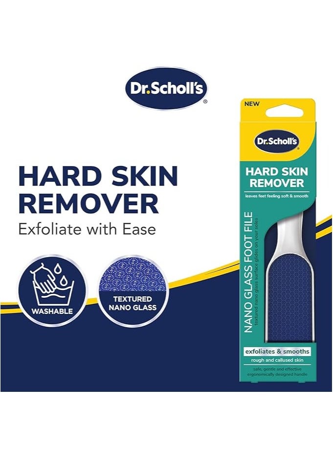 Dr. Scholl's Dr. Scholl's Hard Skin Nano Glass Foot File – Smoothes & Softens Rough Feet  - Image 2