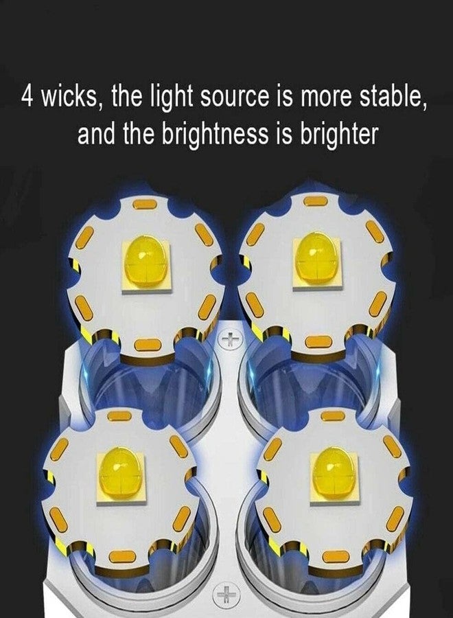 AANTAR Rechargeable Flashlight, Super Bright LED, 4 Modes, Waterproof, Black - Image 4