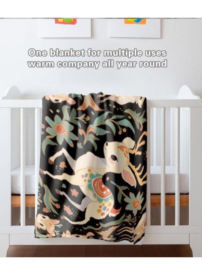 general Baby and children's cartoon flannel thin blanket (warm and comfortable, suitable for sleep, game use) 70cm*100cm - Image 5