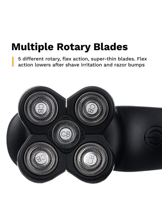 The Cut Buddy رأس حلاقة بديل Bald Buddy 5Blade؛ لماكينة حلاقة دوارة رطبة وجافة للشعر الخشن؛ للرأس/الجمجمة والذراعين والساقين والظهر والصدر للرجال والنساء؛ وحدة واحدة - Image 5