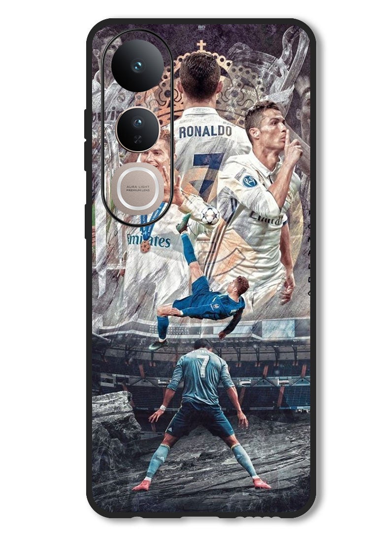 Theodor Case Compatible with Vivo V50 Lite Protection Shockproof Bumper Cover Ronaldo (4) - Image 1