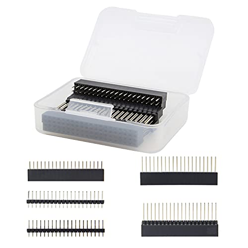 Geekworm 2x20 40 Pin Stacking Female Header Kit for Raspberry Pi - 5 Specifications, 10Pcs - Image 1
