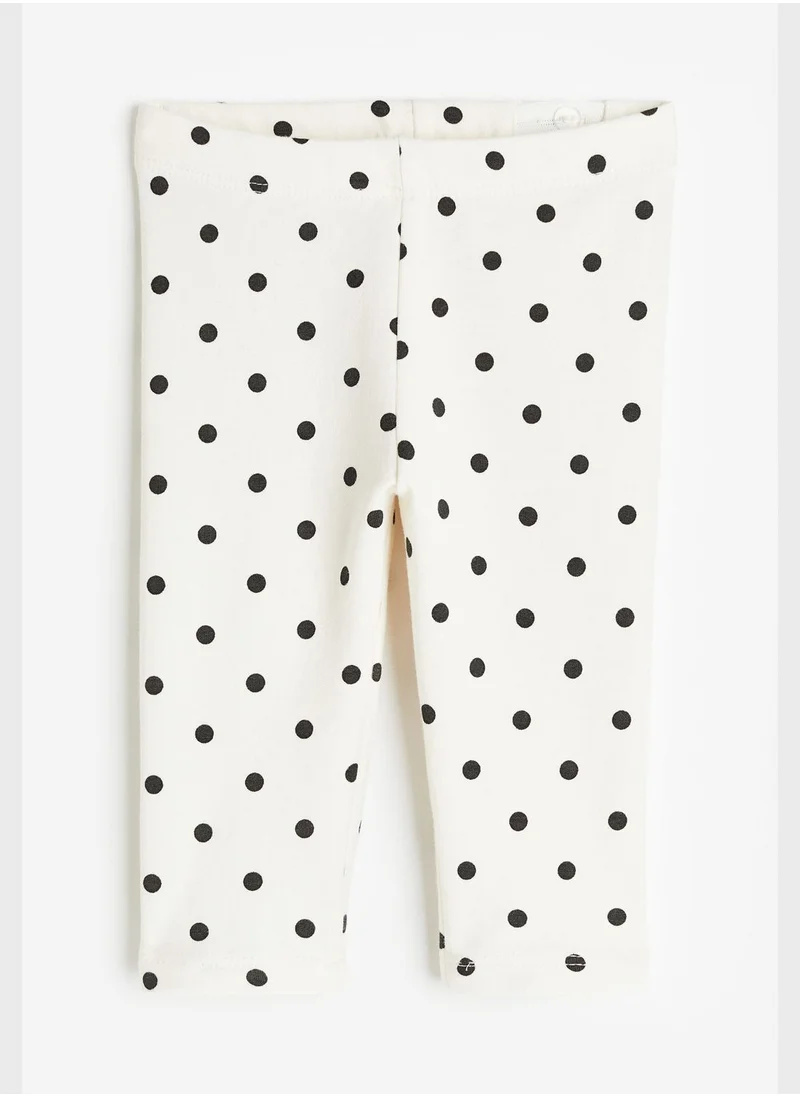 H&M Infant Brushed Inside Polka Dot Leggings