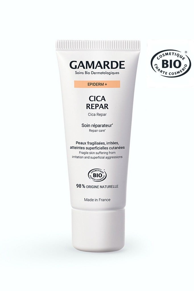 gamarde Cica Repair Cream 40ml – Certified Organic Skin Recovery Cream with Centella Asiatica & Organic Carob Seeds – Promotes Natural Repair, Strengthens Skin Barrier, Soothes Irritation – For Face & Body, Adults & Kids 3+ – Vegan - Image 4