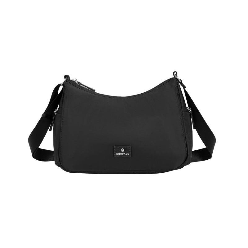 Nordace Siena Hobo Crossbody Bag - Secure RFID Blocking Pocket and Hidden Compartments for Travel Shoulder Bag (All Black) - Image 1