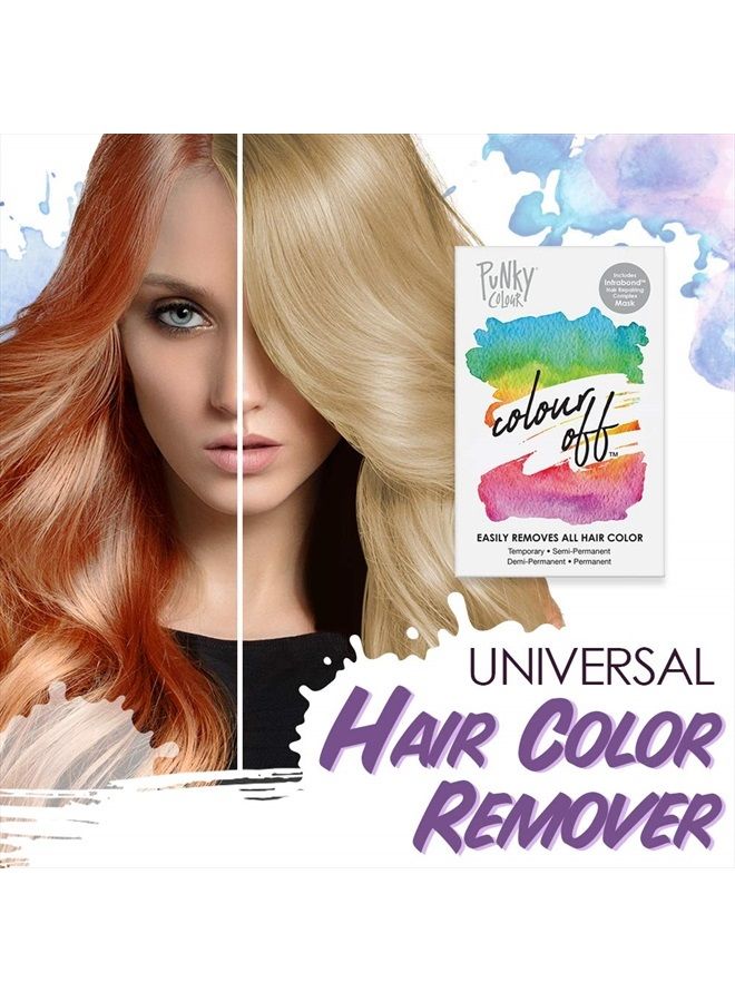 Punky مجموعة إزالة لون الشعر Color Colour Off Kit لصبغ الشعر المؤقت وشبه الدائم وشبه الدائم والدائم - Image 2