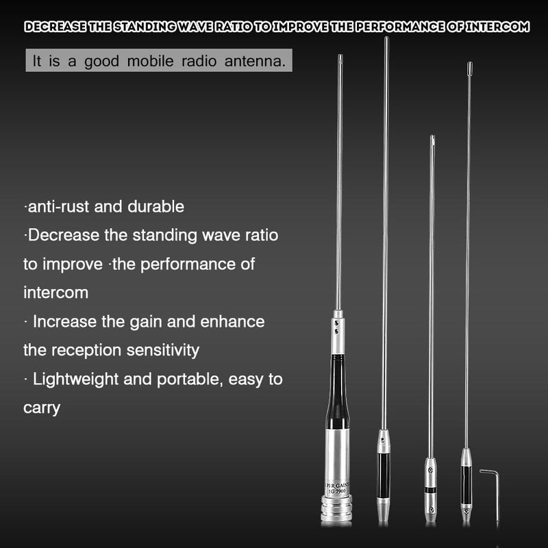High Gain 144 430MHz UHF Universal Car Mobile Radio Short Whip Antenna SG7900 - Image 2