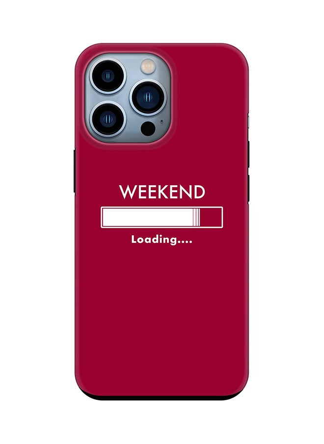 Tough Pro Series Case for Apple iPhone 14 Pro Dual Layer hybrid PC & TPU Customized Mobile Cover Shield with inner TPU protection Matte Finish - Weekend loading